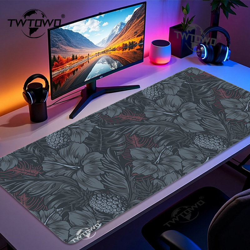 Retro Gaming Xl - Alfombrilla de ratón Retro con flores