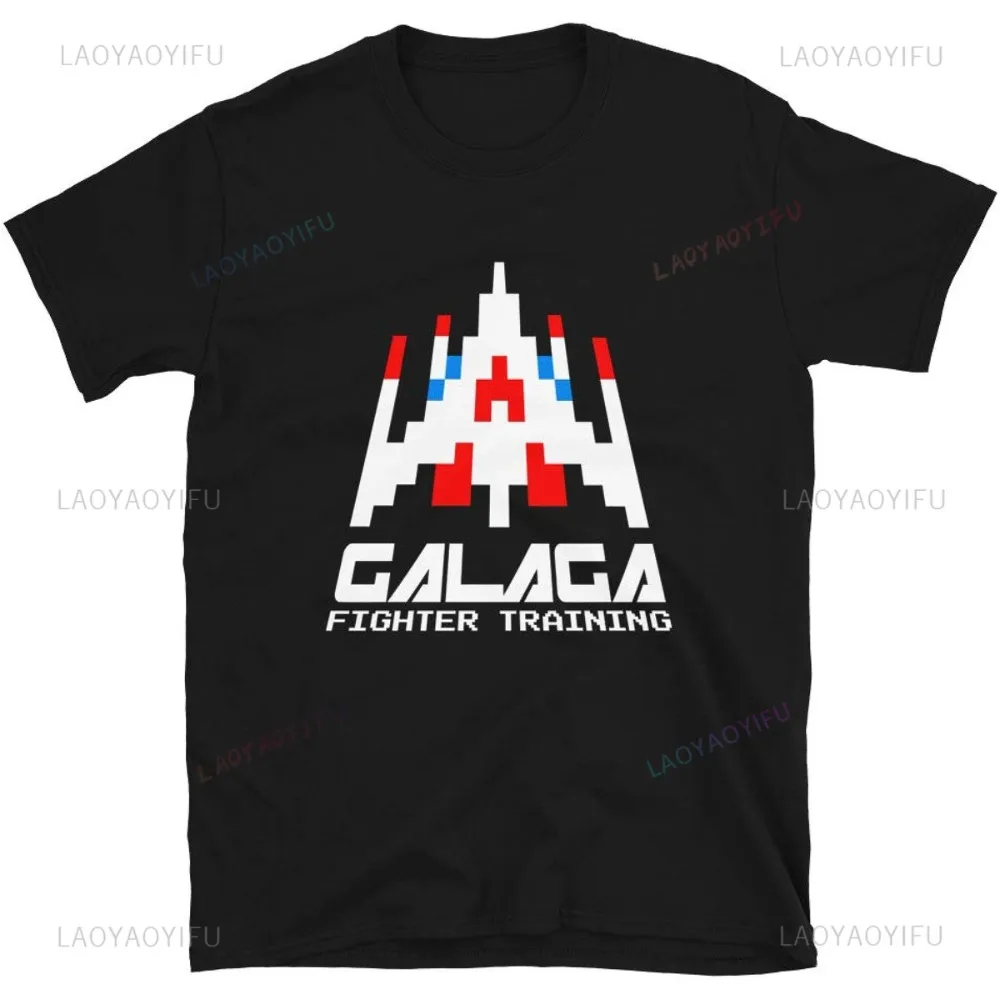 Retro Gaming Style - Camiseta Vintage de Arcade Galaga para