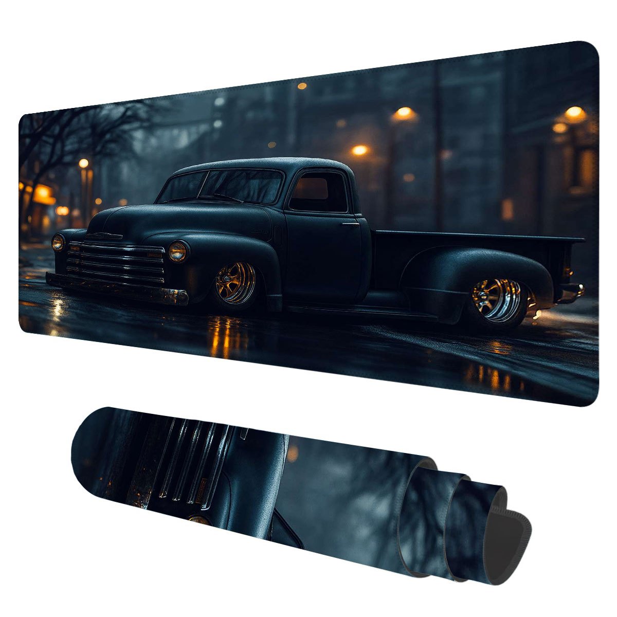 Retro Gaming Xl - Alfombrilla de Escritorio Retro Lowrider Truck