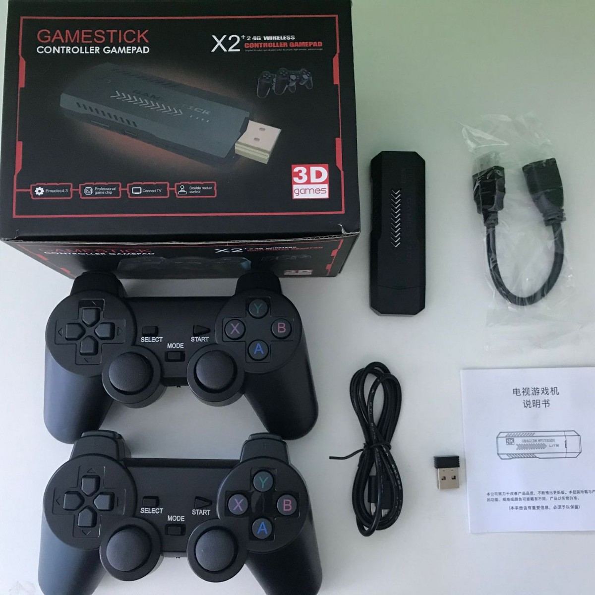 Retro Gaming X2 - Consola de Videojuegos Retro X2, Controles