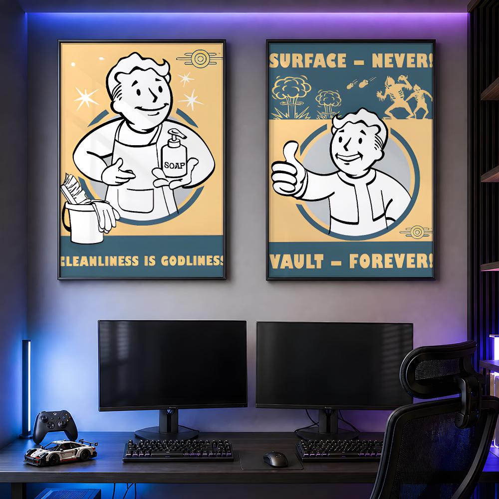 Póster decorativo autoadhesivo - Retro Gaming Vault reseña y precio