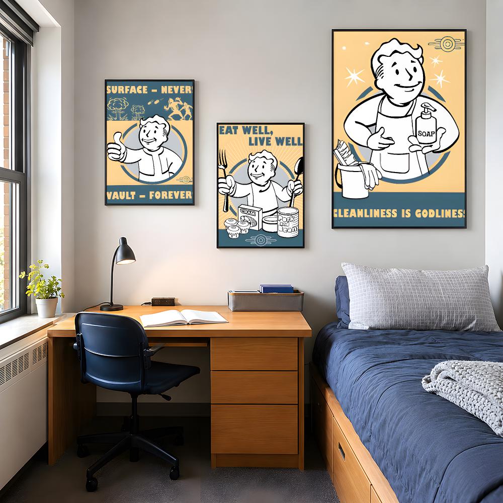 Póster decorativo autoadhesivo - Retro Gaming Vault reseña y precio