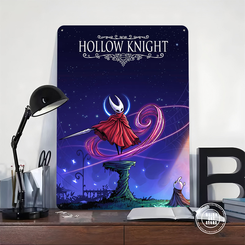 Póster de Metal de Hollow Knig - Retro Knight Gaming reseña y precio