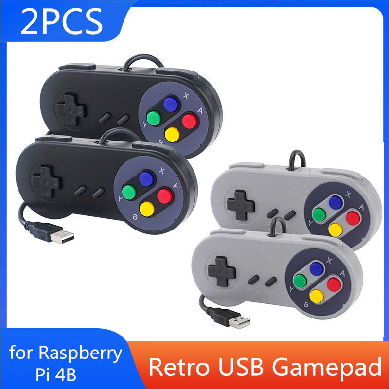 2 uds USB Gamepad Retro Gaming - Retro Gaming Raspberry Pi 4 reseña y precio
