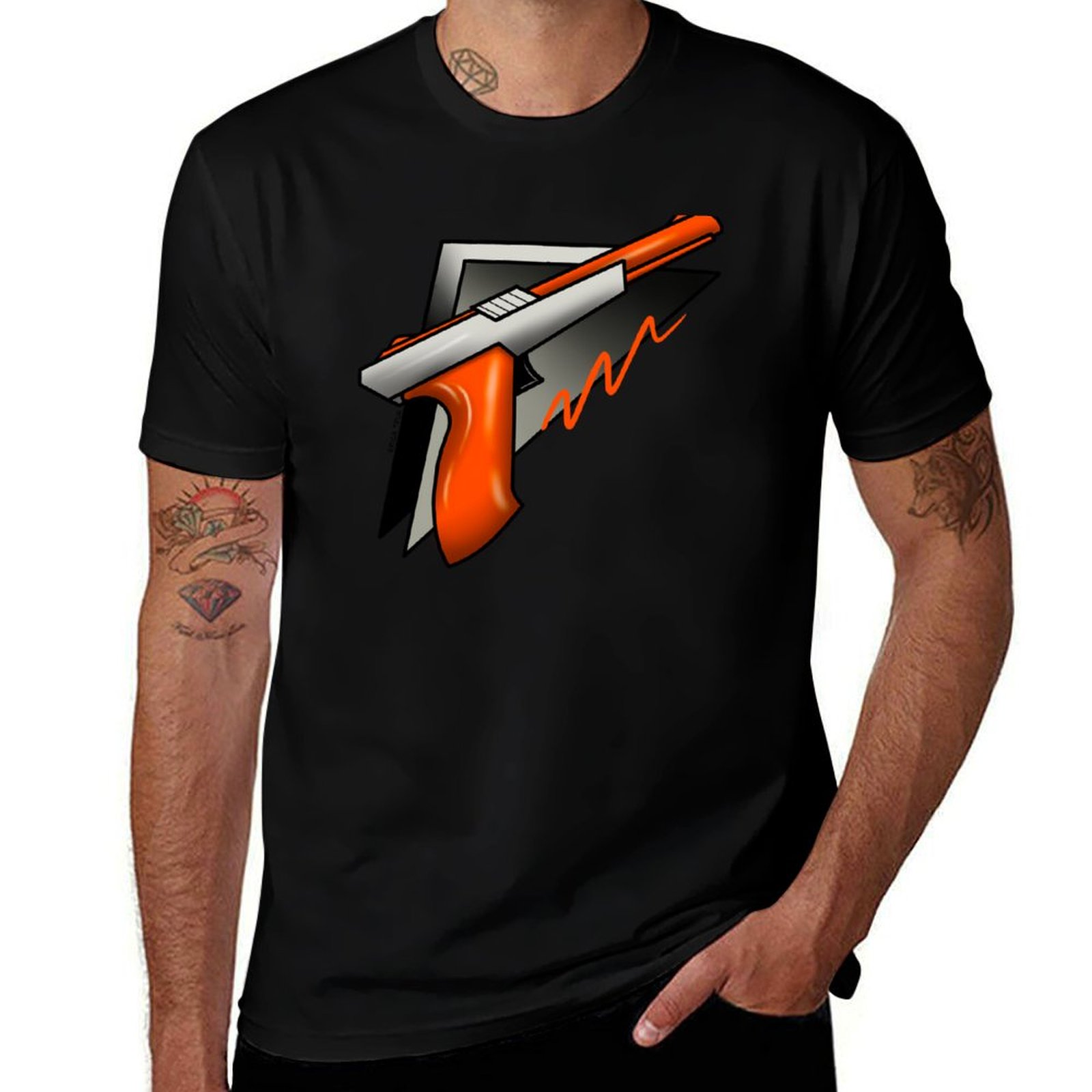 Camiseta estilo callejero con  - Retro Gaming Light Gun reseña y precio