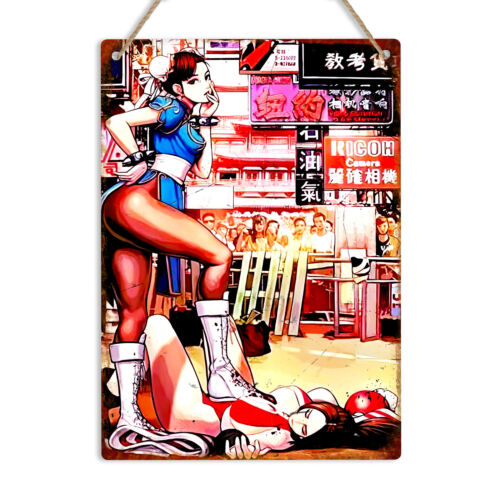 Letrero Metálico Retro de Chun - Retro Gaming Style reseña y precio