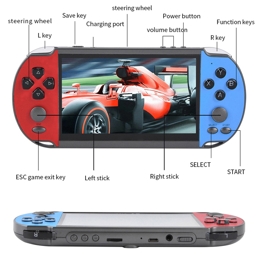Consola de videojuegos portáti - Retro Gaming Console Lego reseña y precio
