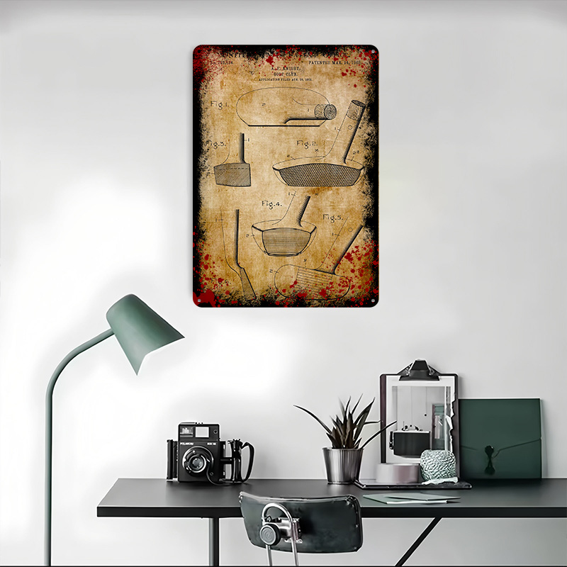 Póster de Metal Vintage Person - Retro Knight Gaming reseña y precio