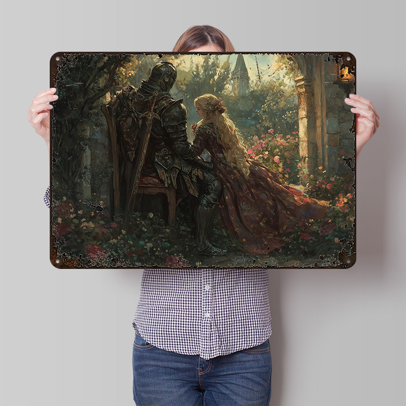 Póster de metal personalizado  - Retro Knight Gaming reseña y precio