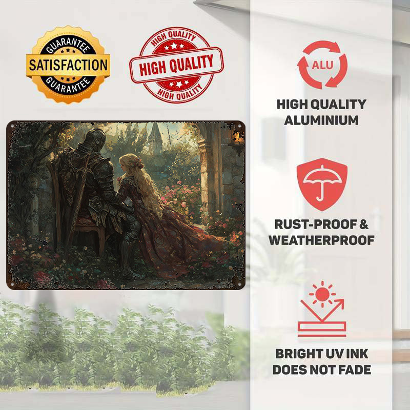 Póster de metal personalizado  - Retro Knight Gaming reseña y precio