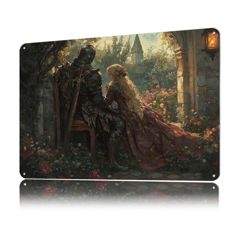 Póster de metal personalizado  - Retro Knight Gaming reseña y precio