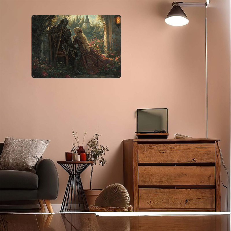 Póster de metal personalizado  - Retro Knight Gaming reseña y precio